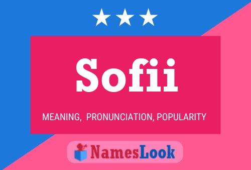 Sofii Name Poster