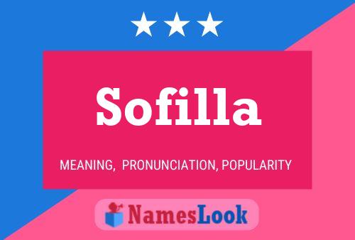 Sofilla Name Poster