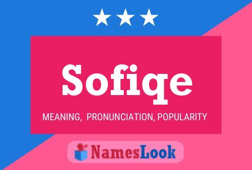 Sofiqe Name Poster