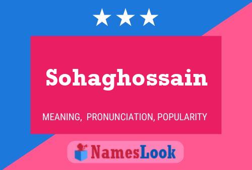 Sohaghossain Name Poster