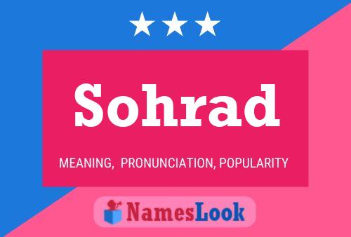 Sohrad Name Poster