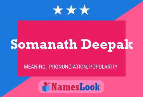 Somanath Deepak Name Poster