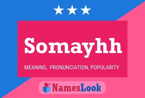 Somayhh Name Poster