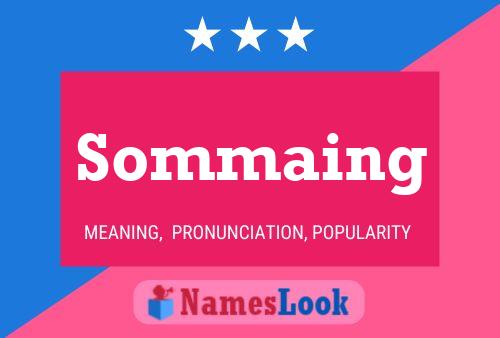 Sommaing Name Poster