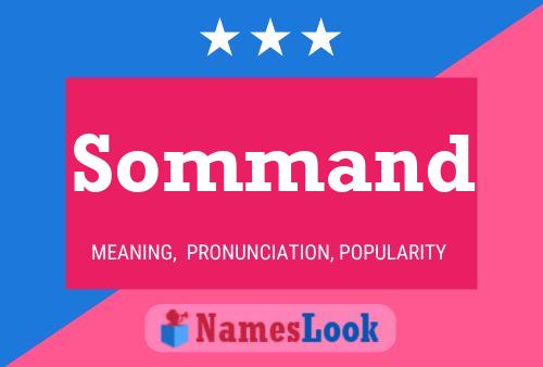 Sommand Name Poster