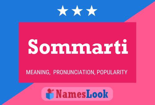 Sommarti Name Poster