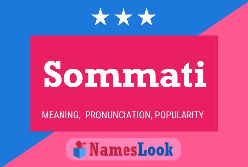 Sommati Name Poster