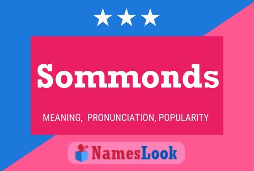 Sommonds Name Poster