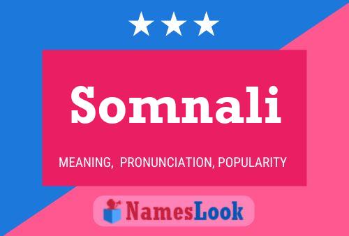 Somnali Name Poster