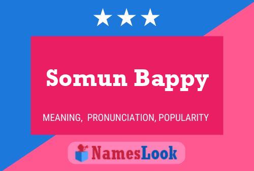 Somun Bappy Name Poster