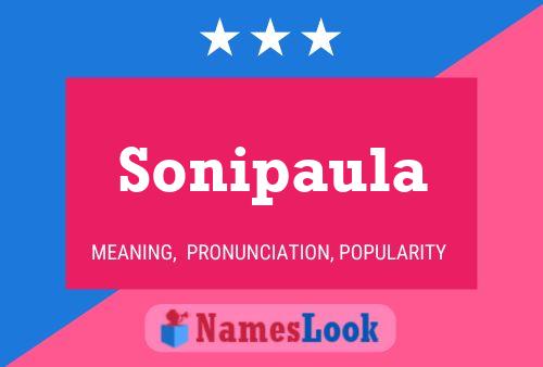 Sonipaula Name Poster