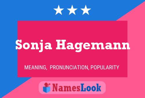 Sonja Hagemann Name Poster