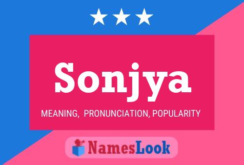 Sonjya Name Poster