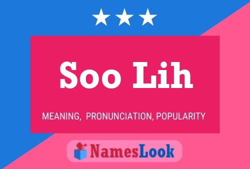 Soo Lih Name Poster