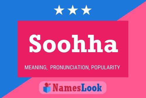 Soohha Name Poster