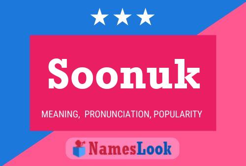 Soonuk Name Poster