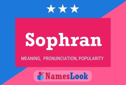 Sophran Name Poster