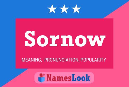 Sornow Name Poster