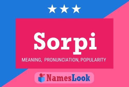 Sorpi Name Poster