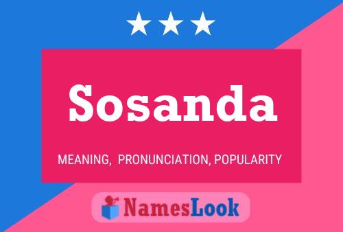 Sosanda Name Poster