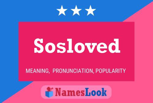 Sosloved Name Poster