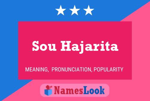 Sou Hajarita Name Poster