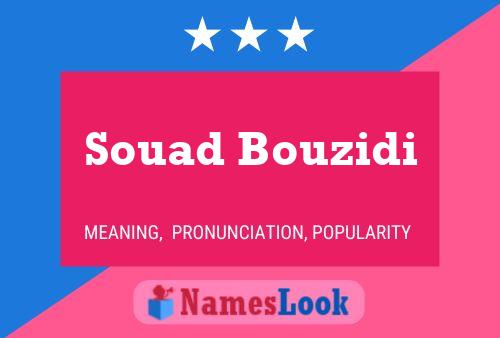 Souad Bouzidi Name Poster