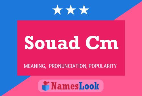 Souad Cm Name Poster