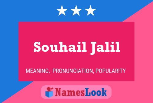 Souhail Jalil Name Poster