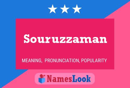 Souruzzaman Name Poster