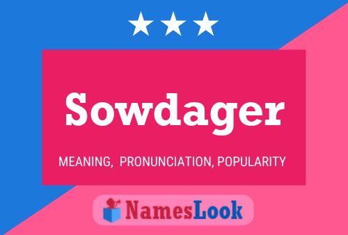 Sowdager Name Poster