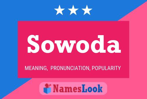 Sowoda Name Poster