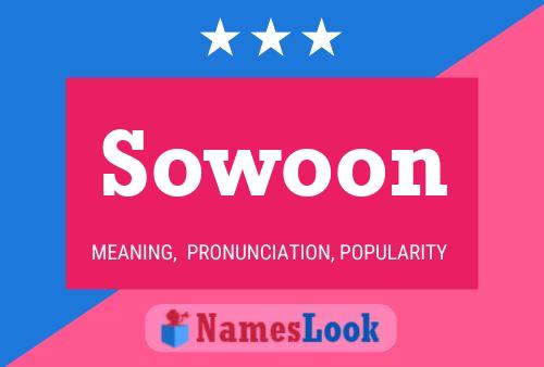 Sowoon Name Poster