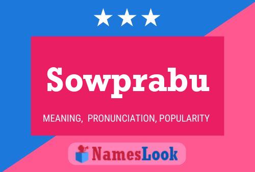 Sowprabu Name Poster