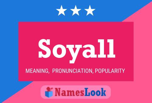 Soyall Name Poster