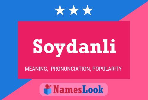 Soydanli Name Poster