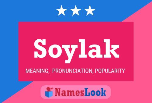 Soylak Name Poster