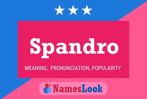 Spandro Name Poster