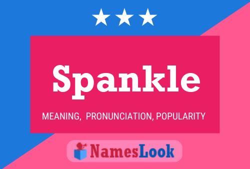 Spankle Name Poster