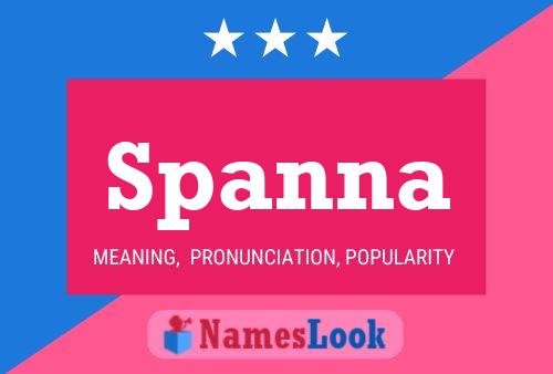 Spanna Name Poster