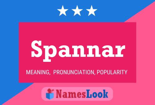 Spannar Name Poster