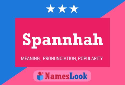 Spannhah Name Poster