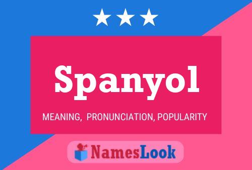 Spanyol Name Poster