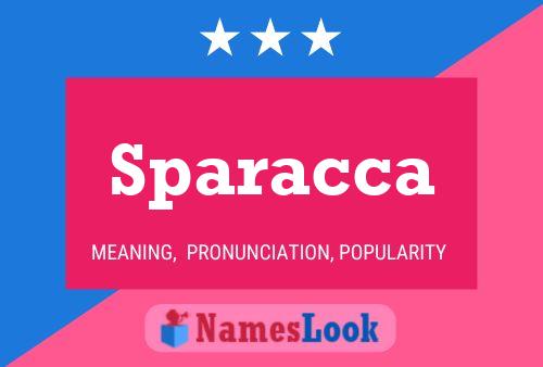 Sparacca Name Poster