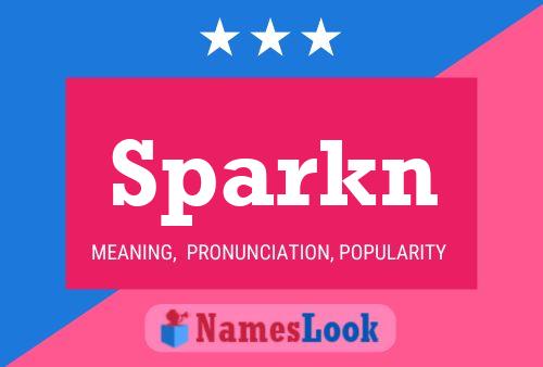 Sparkn Name Poster