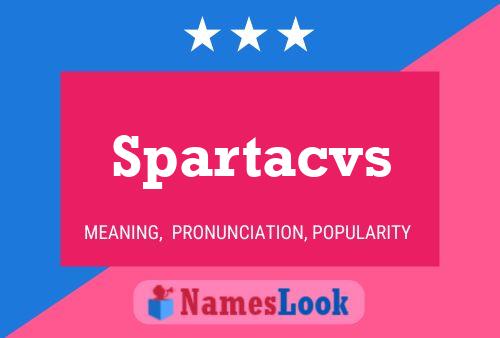 Spartacvs Name Poster