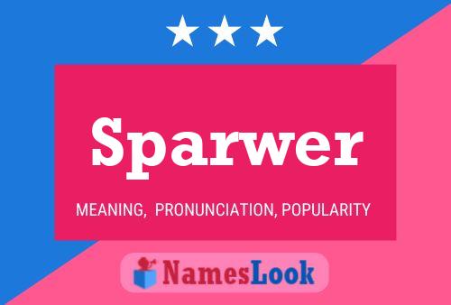 Sparwer Name Poster