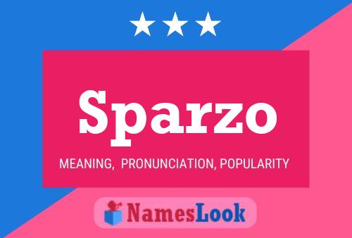 Sparzo Name Poster