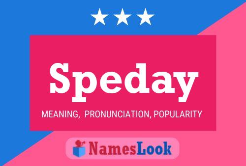 Speday Name Poster