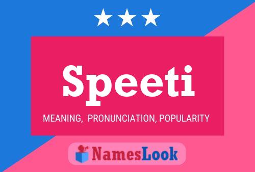 Speeti Name Poster